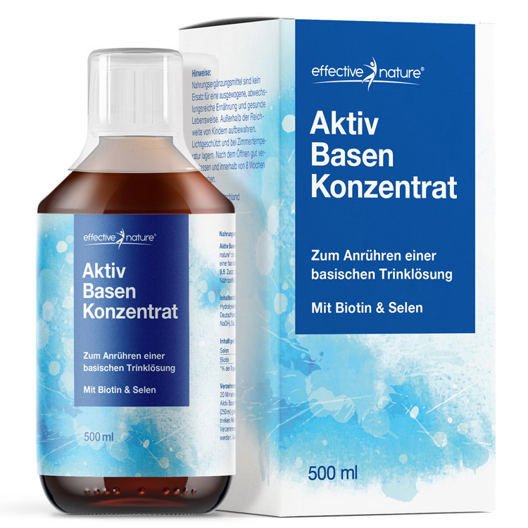 Aktiv Basen Plus Konzentrat mit Biotin & Selen - 500ml