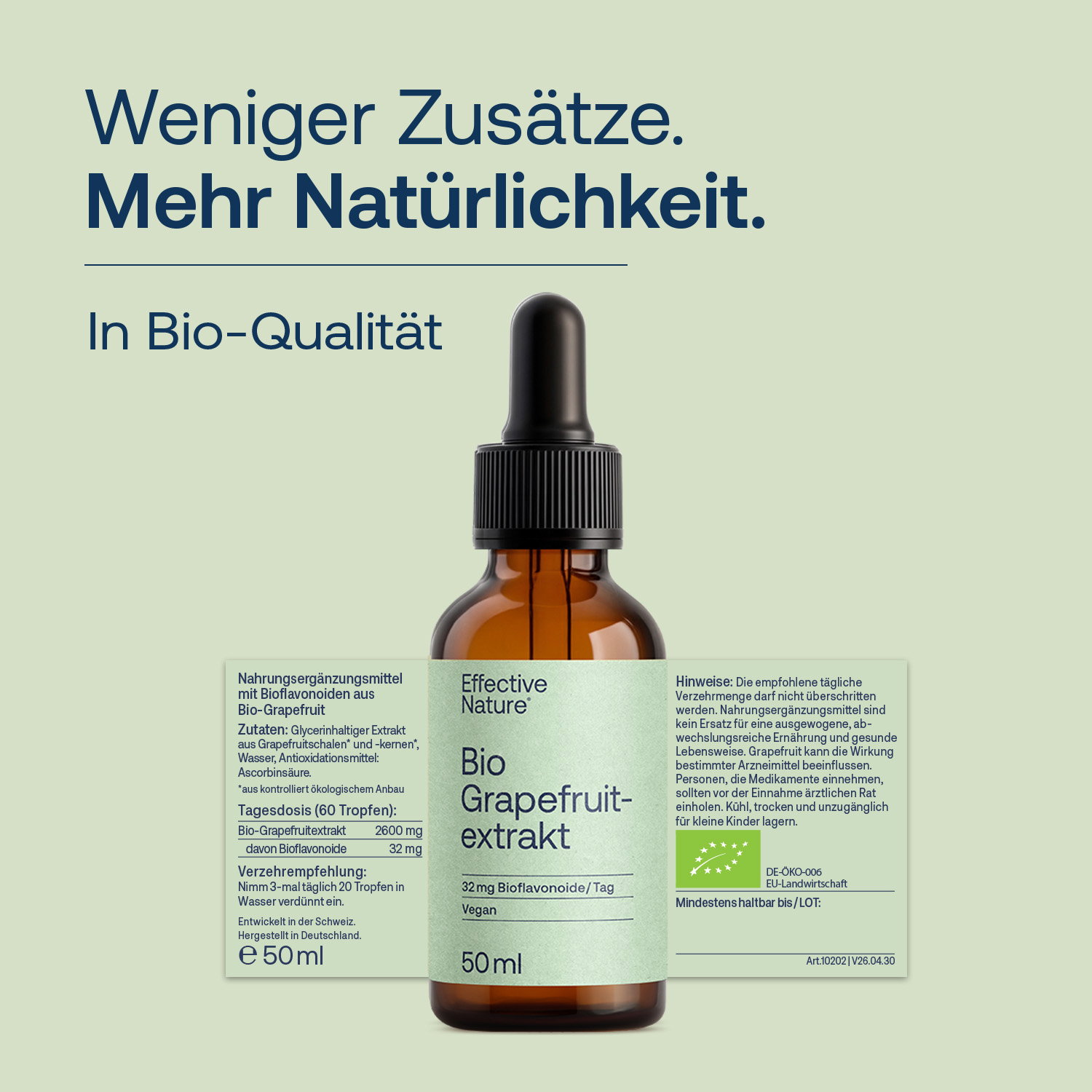 Grapefruitkernextrakt - Bio - 50ml