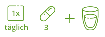 Verzehrempfehlung Magnesium Komplex von effective nature