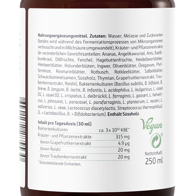 Ein Bild zeigt mehrere übereinander geschichtete, rote Streifen mit teilweise lesbarem, verzerrtem Text.