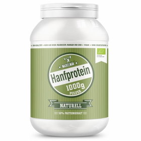 Maskelmän Hanfprotein Pulver Naturell - Bio - 1000g