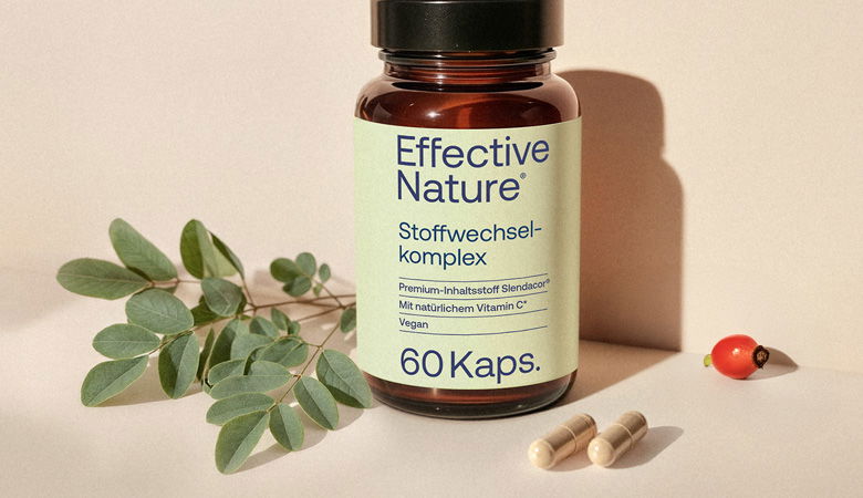 Stoffwechselkomplex von effective nature Dose auf Tisch