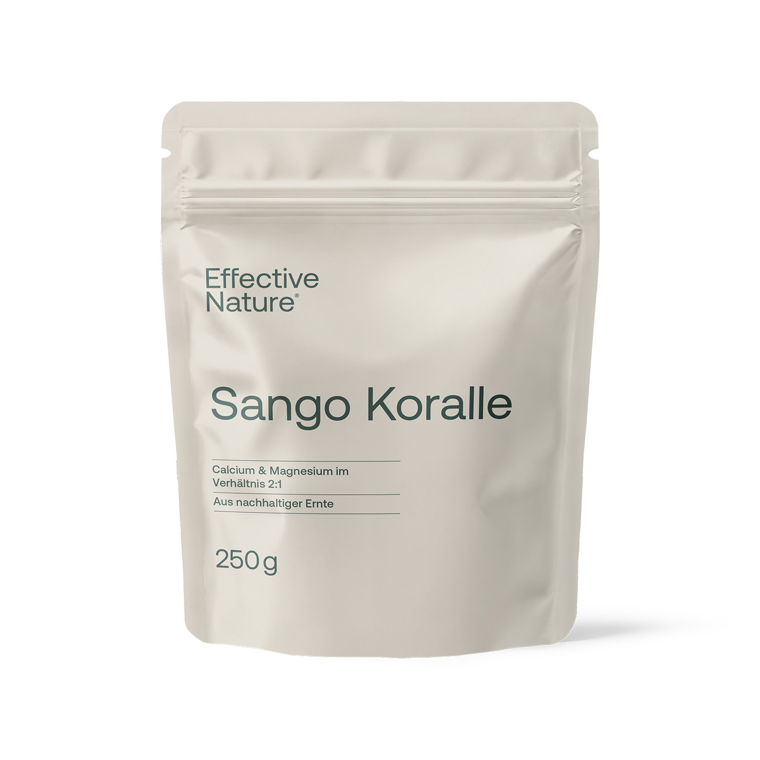 Abbildung Beutel Sango Koralle Pulver von Effective Nature, 250 g