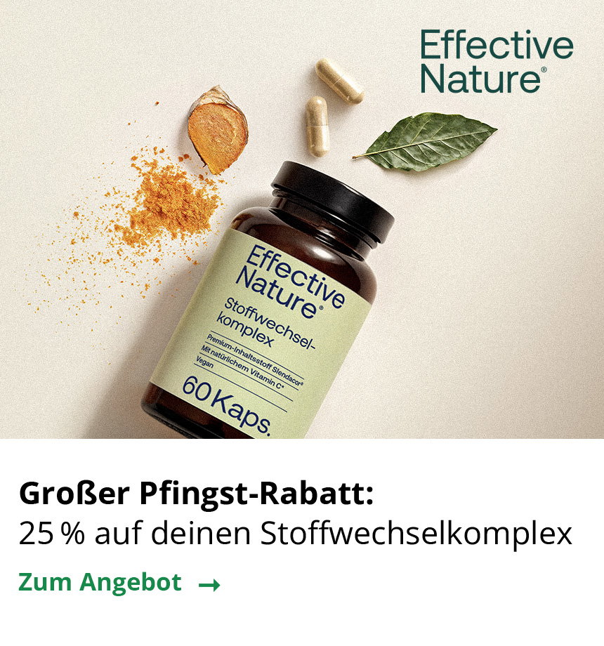 25% Rabatt auf Stoffwechselkomplex - zum Angebot