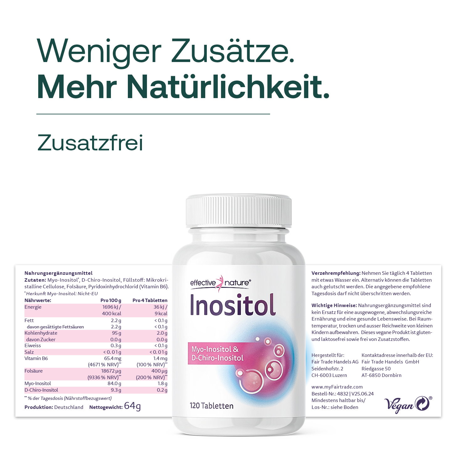 Inositol-Tabletten - bei Zyklusstörungen wegen des PCO-Syndroms