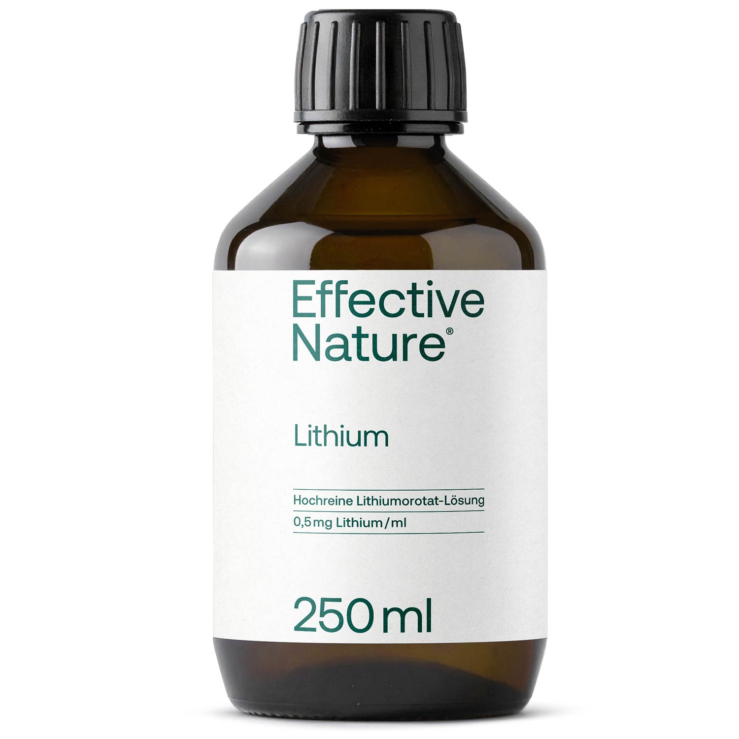 Effective Nature Lithium 250 ml - Hochreine Lithiumorotat-Lösung Flasche mit Lithiumorotat-Lösung von Effective Nature, 250 ml