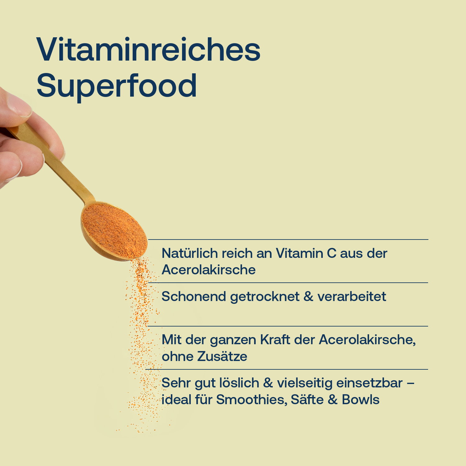 Eisen + Vitamin C
