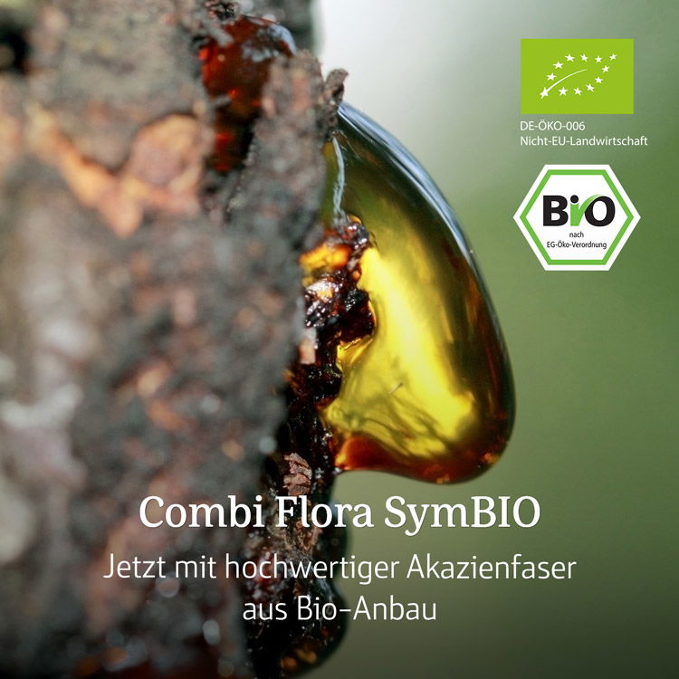 Combi Flora SymBIO: jetzt mit hochwertiger Akazienfaser aus Bio-Anbau