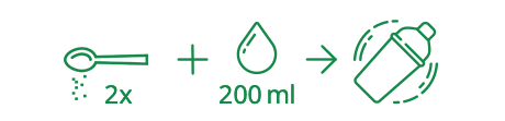 Verzehrempfehlung 1 bis 2 Esslöffel pro Tag in Wasser gelöst Verzehrempfehlung Reisprotein von Maskelmän