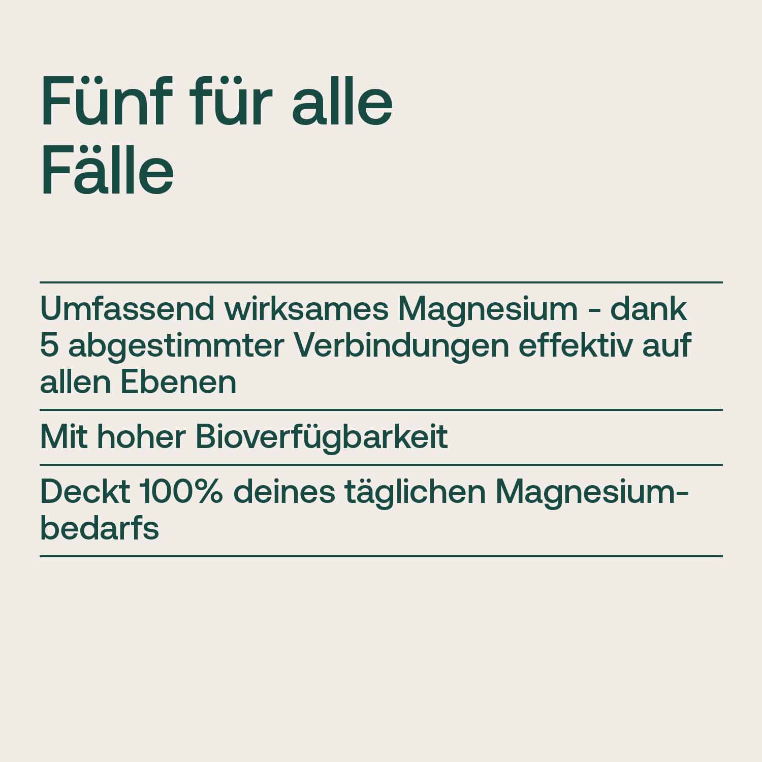 USPs des Magnesiumkomplexes von Effective Nature