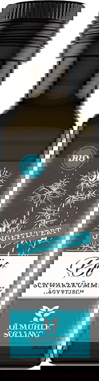5159_Schwarzkuemmeloel Ägyptisches Bio-Schwarzkümmelöl - ungefiltert und in Rohkostqualität
