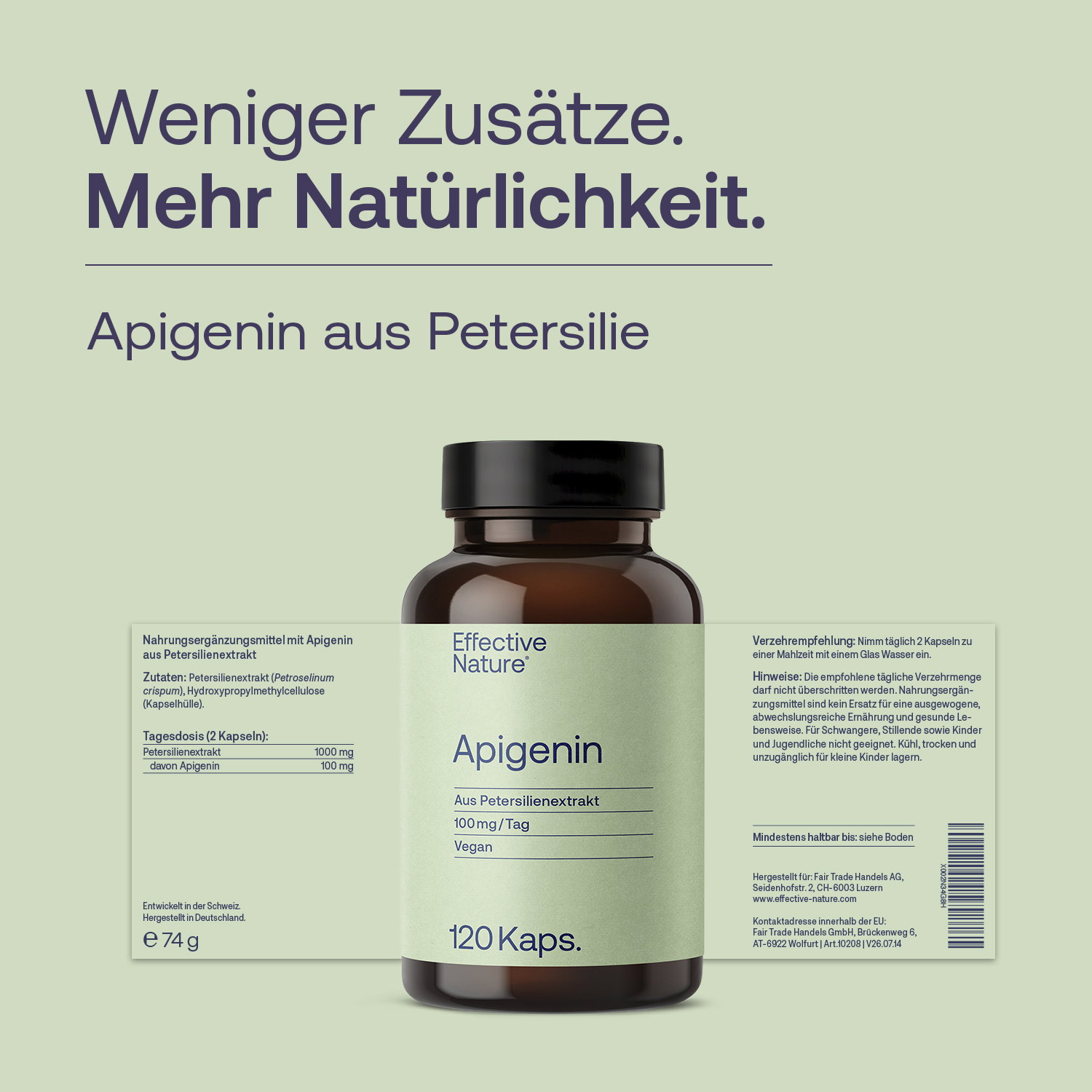 Apigenin Kapseln - 120 Stk. - 74g