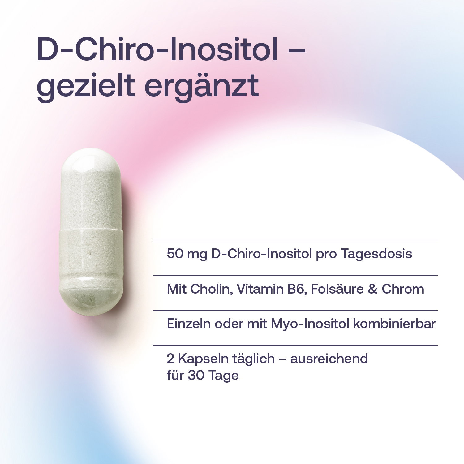 D-Chiro-Inositol Kapseln - 60 Stk. - 17g