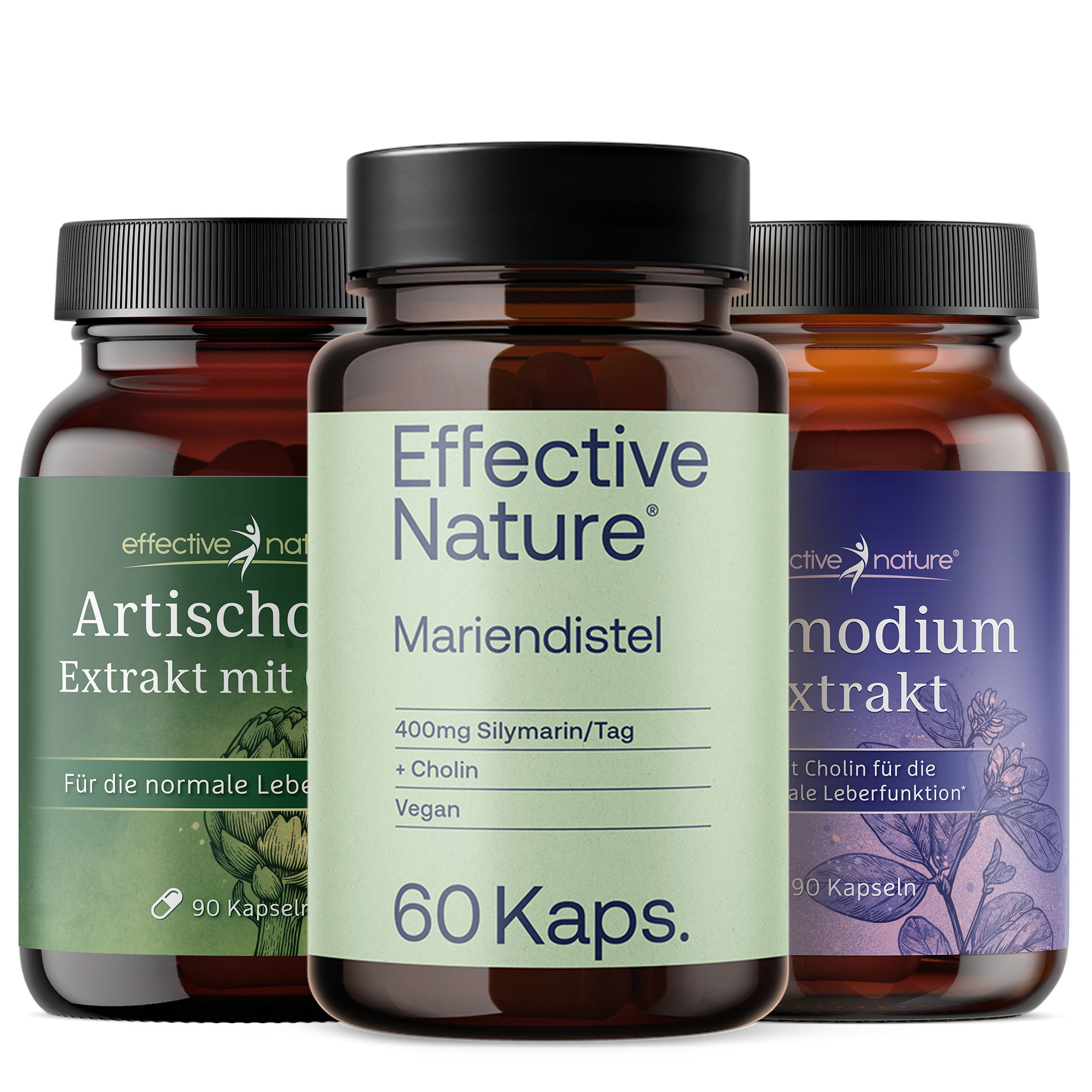 Leber-Sparpaket - drei pflanzliche Extrakte