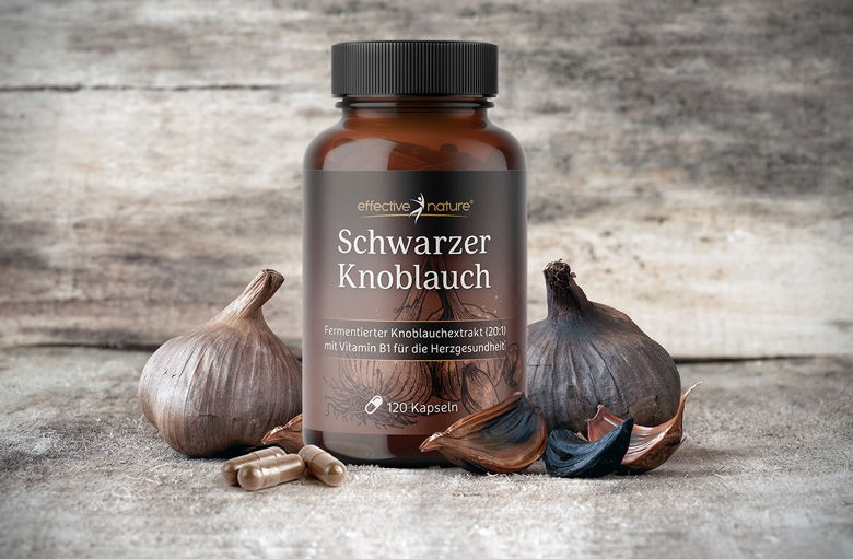 Schwarzer Knoblauchextrakt von effective nature