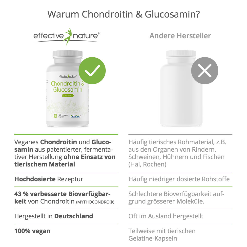 Die Vorteile von Chondroitin&Glucosamin