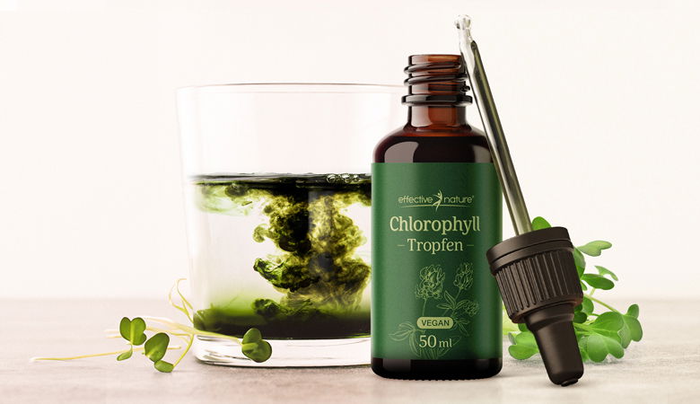 Chlorophyll-Tropfen von effective nature