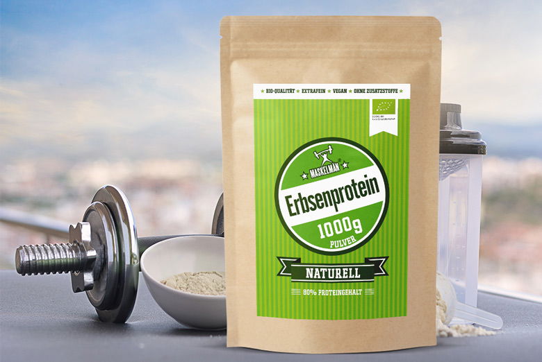 Erbsenprotein für Sportler