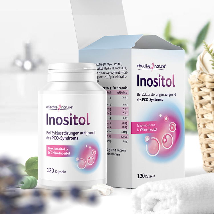 Inositol Kapseln mit Myo-Inositol